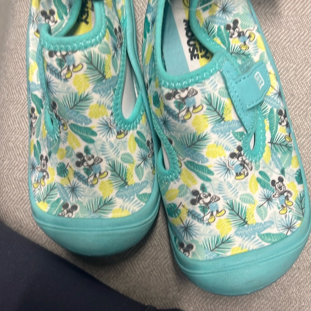 Disney Kids Water Shoes - Teal and Yellow - Picture 5 of 9